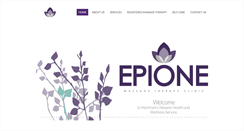 Desktop Screenshot of epionemassagetherapy.com